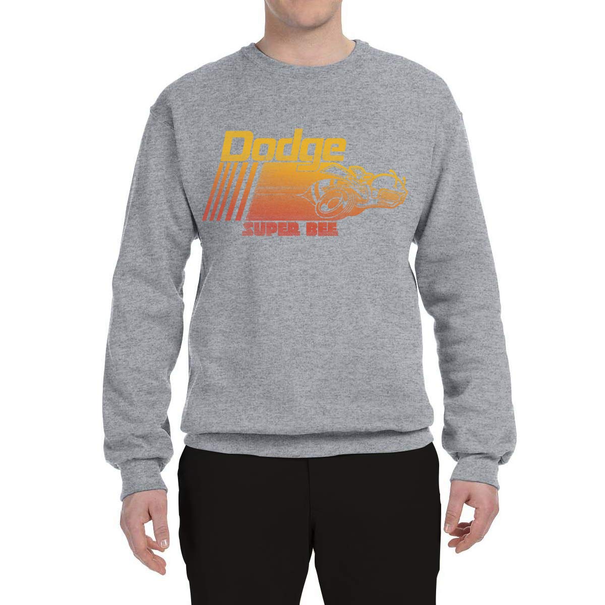 Vintage Dodge Super Bee Classic Retro Hot Rod Logo Graphic Sweatshirt for Men - Cool Car & Truck Enthusiast Apparel - Perfect for Casual Wear, Car Shows & Automotive Events