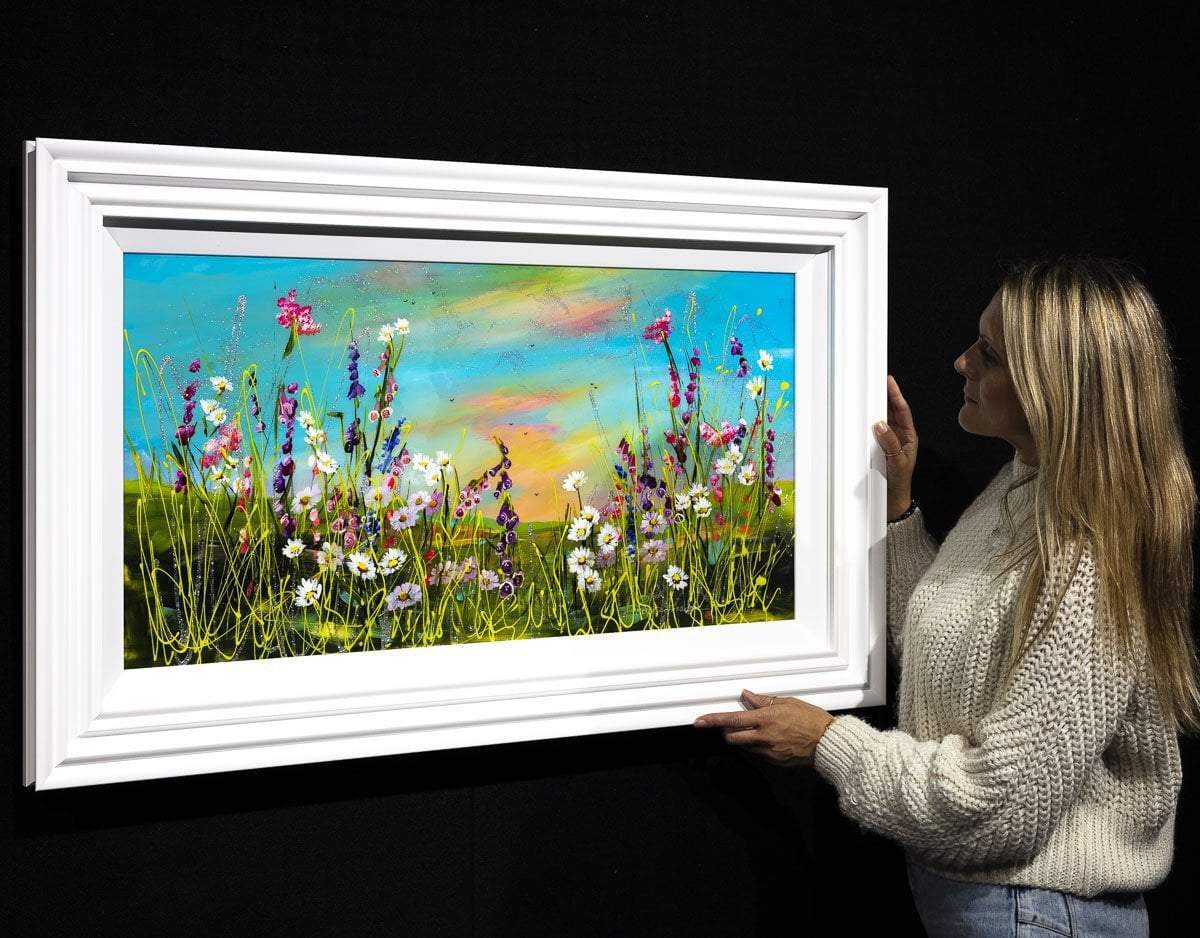 Original 'A Beautiful Day' Artwork - Handmade Wall Decor for Living Room, Bedroom & Office - Perfect Gift for Home & Office Decor