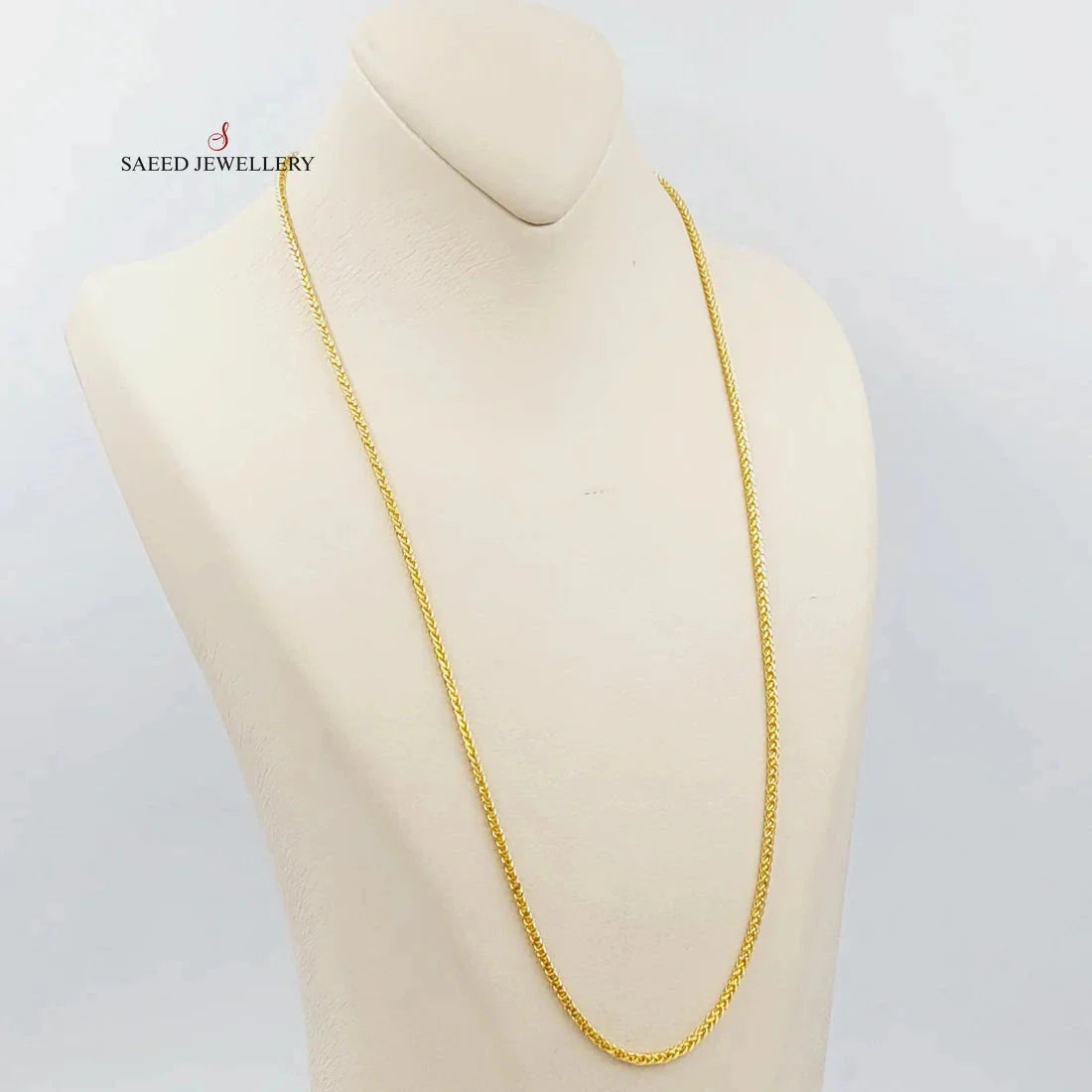 4mm Franco Chain Necklace 60cm Gold Plated Stainless Steel Cuban Link Chain for Men & Women - Perfect for Layering, Gifting, and Everyday Wear