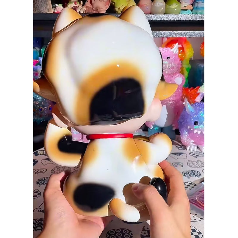 DIMOO Maneki Neko Fortune Cat Limited Edition Collectible Figurine - Lucky Charm for Home, Office & Gift Giving