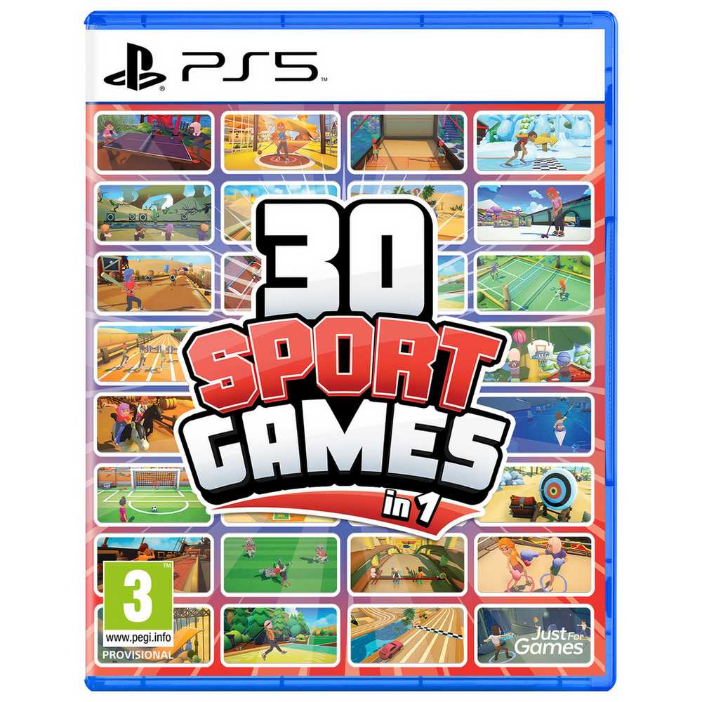 30-in-1 Sports Game Bundle for PS5 | Multiplayer Family Entertainment | Perfect for Parties & Game Nights