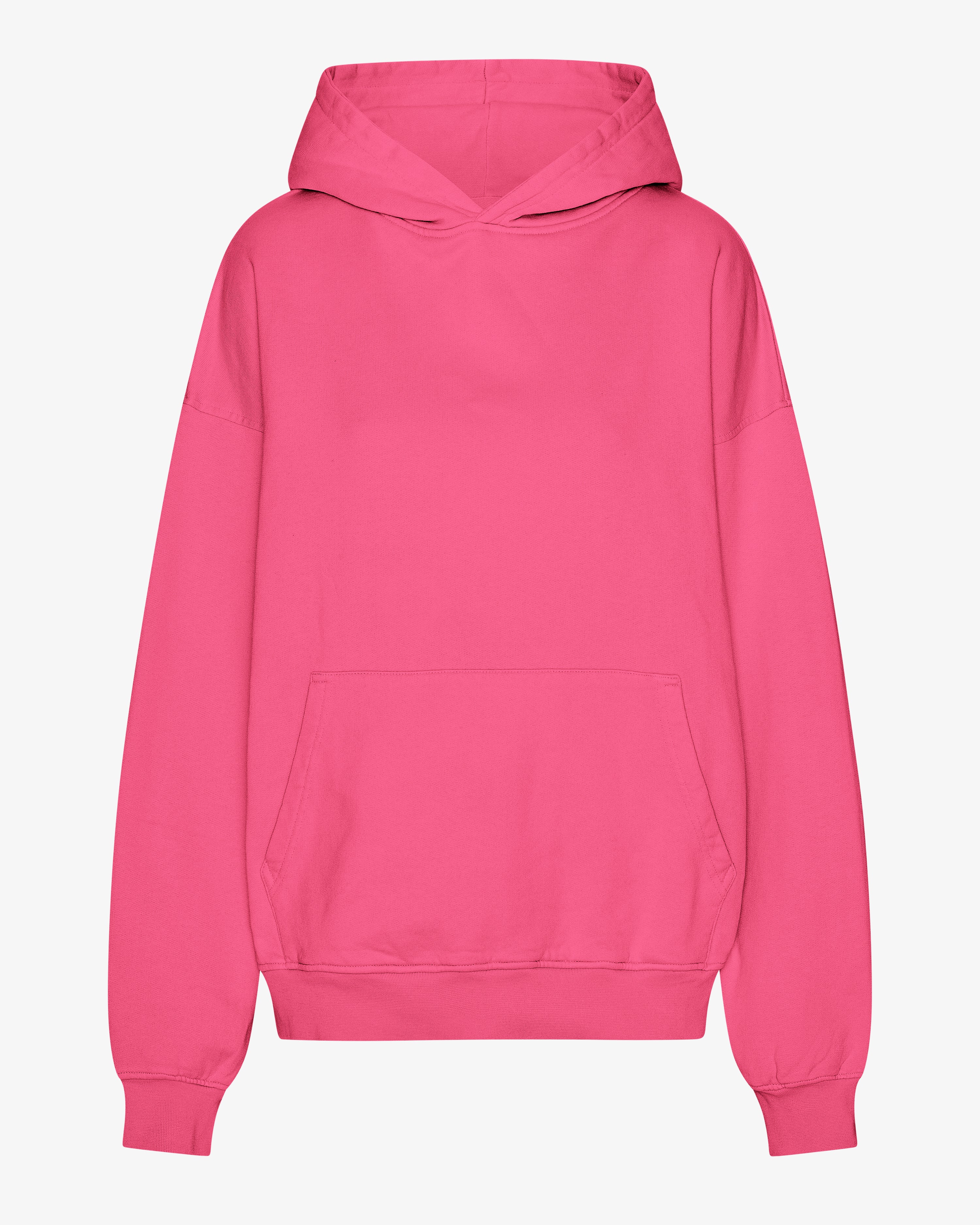 Organic Oversized Hoodie - Bubblegum Pink | Soft & Cozy Unisex Pullover Sweatshirt | Perfect for Casual Wear, Loungewear & Street Style Fashion