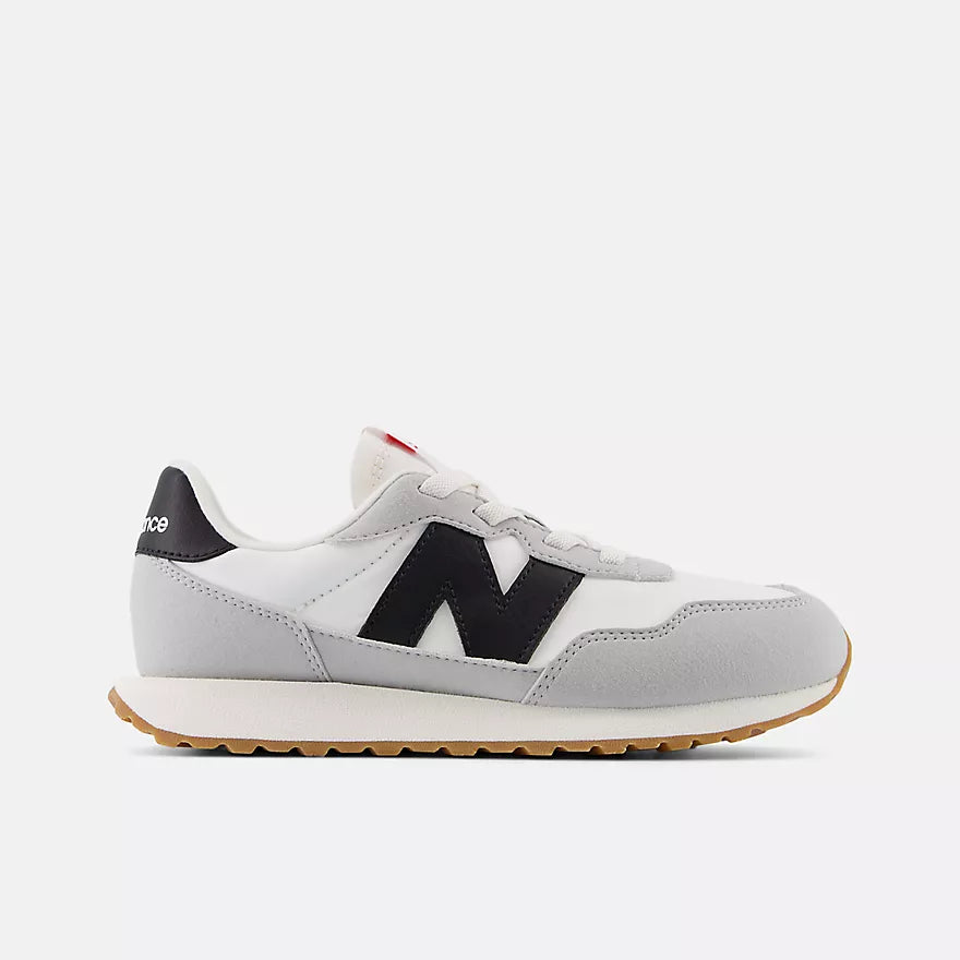 237 Bungee Sneaker - White & Black | Comfortable Athletic Shoes for Running, Walking & Gym Workouts