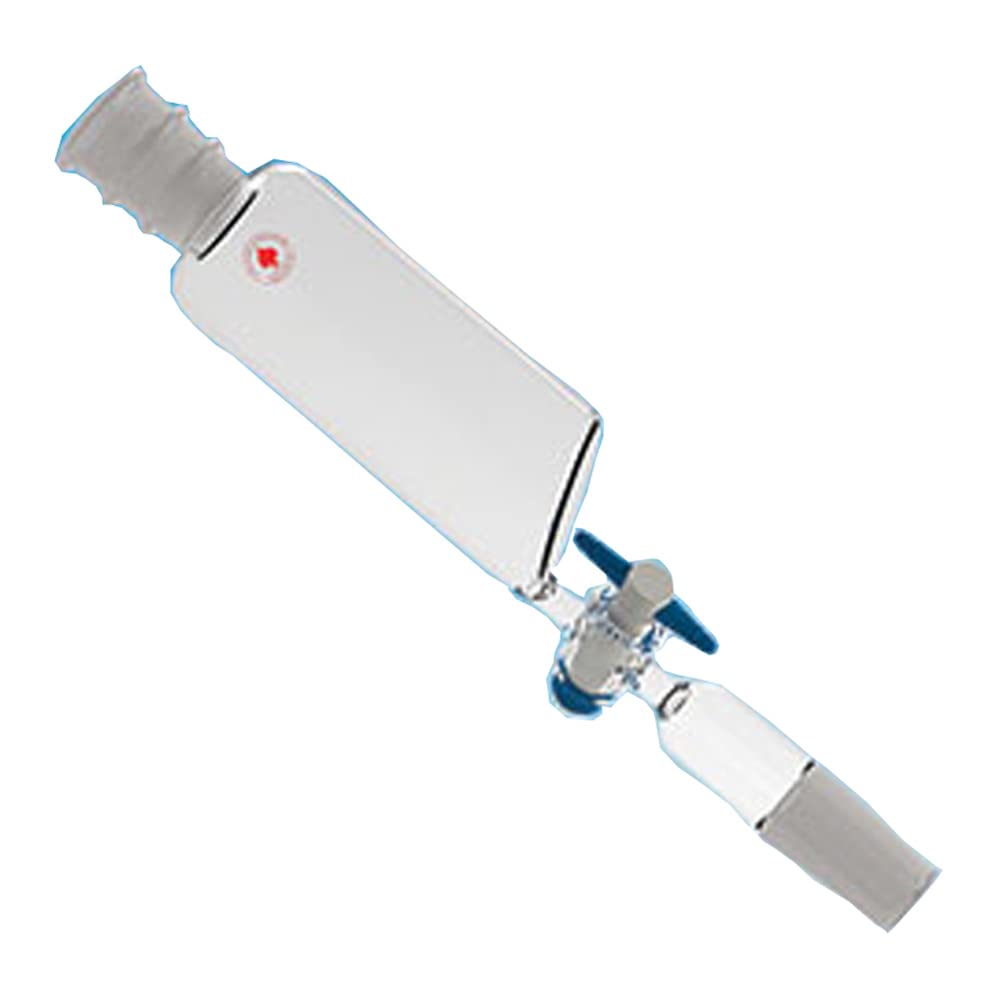 7295-05 Offset Addition Funnel with 24/40 Bottom Joint - 250 mL Capacity for Precise Chemical Pouring in Labs & Experiments