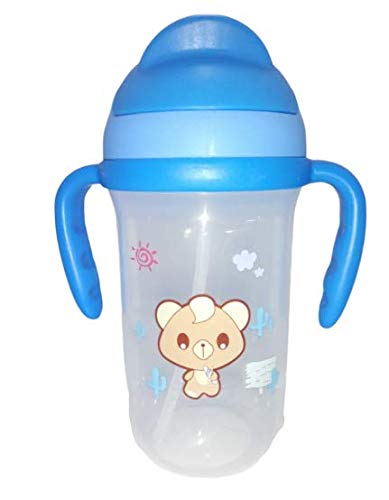 BPA-Free Unbreakable Baby Sippy Cup 330ml - Leak Proof, Spill Proof Toddler Drinking Cup for Boys & Girls - Ideal for Travel, Daycare, and On-the-Go Hydration (Blue)