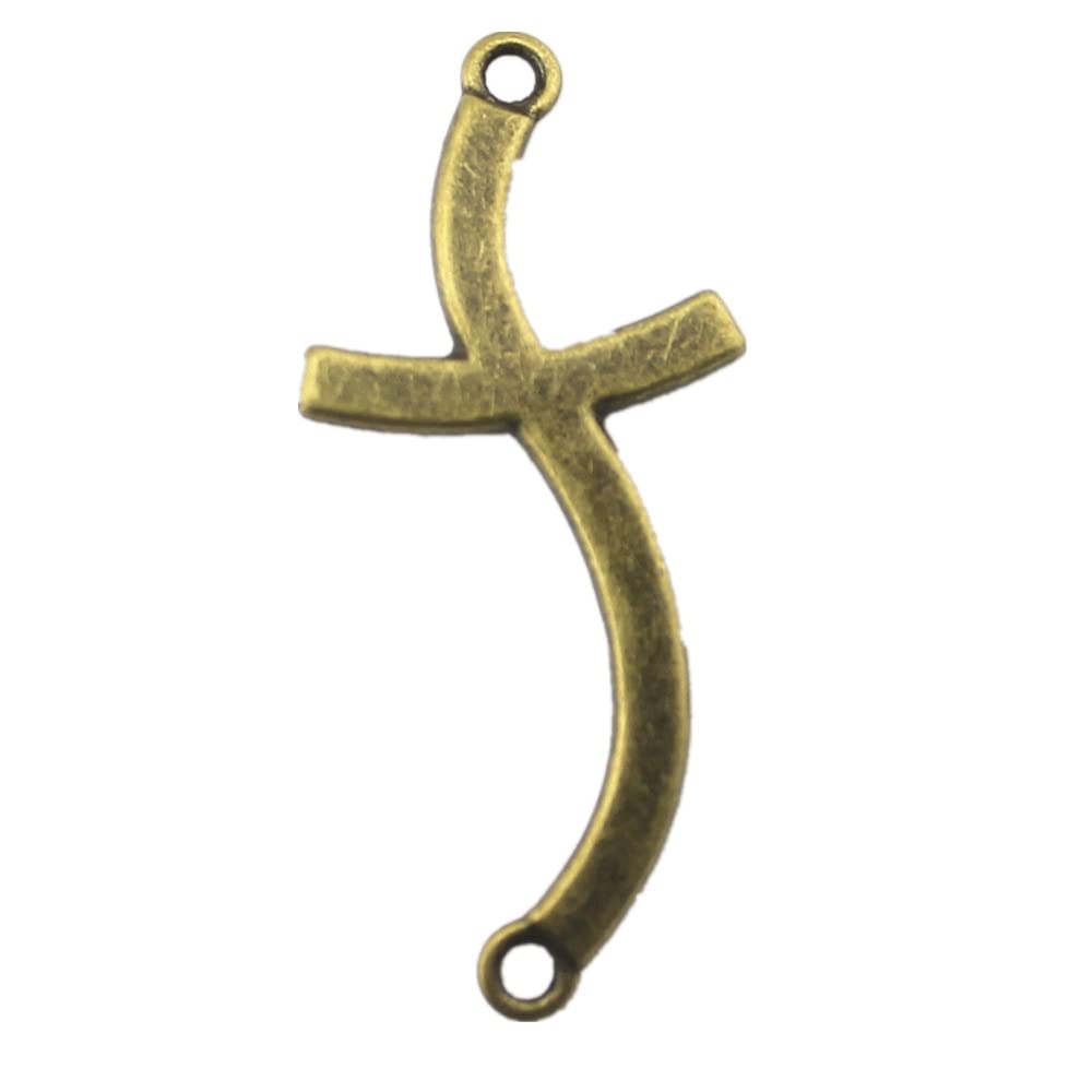 WYSIWYG Classic Cross Charms for Jewelry Making Supplies - DIY Handmade Beaded Accessories - Perfect for Necklaces, Bracelets & Craft Projects