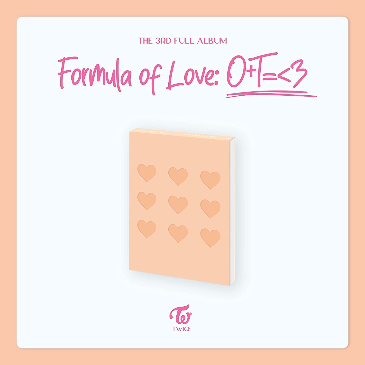 TWICE FORMULA OF LOVE: O+T=<3 3rd Album [FULL OF LOVE Version] - CD, Photobook, Photo Cards, Stickers, Pre-Order Bonus | K-Pop Collectible for Fans, Gift for ONCE | Perfect for Concerts, Fan Meetings & K-Pop Collections