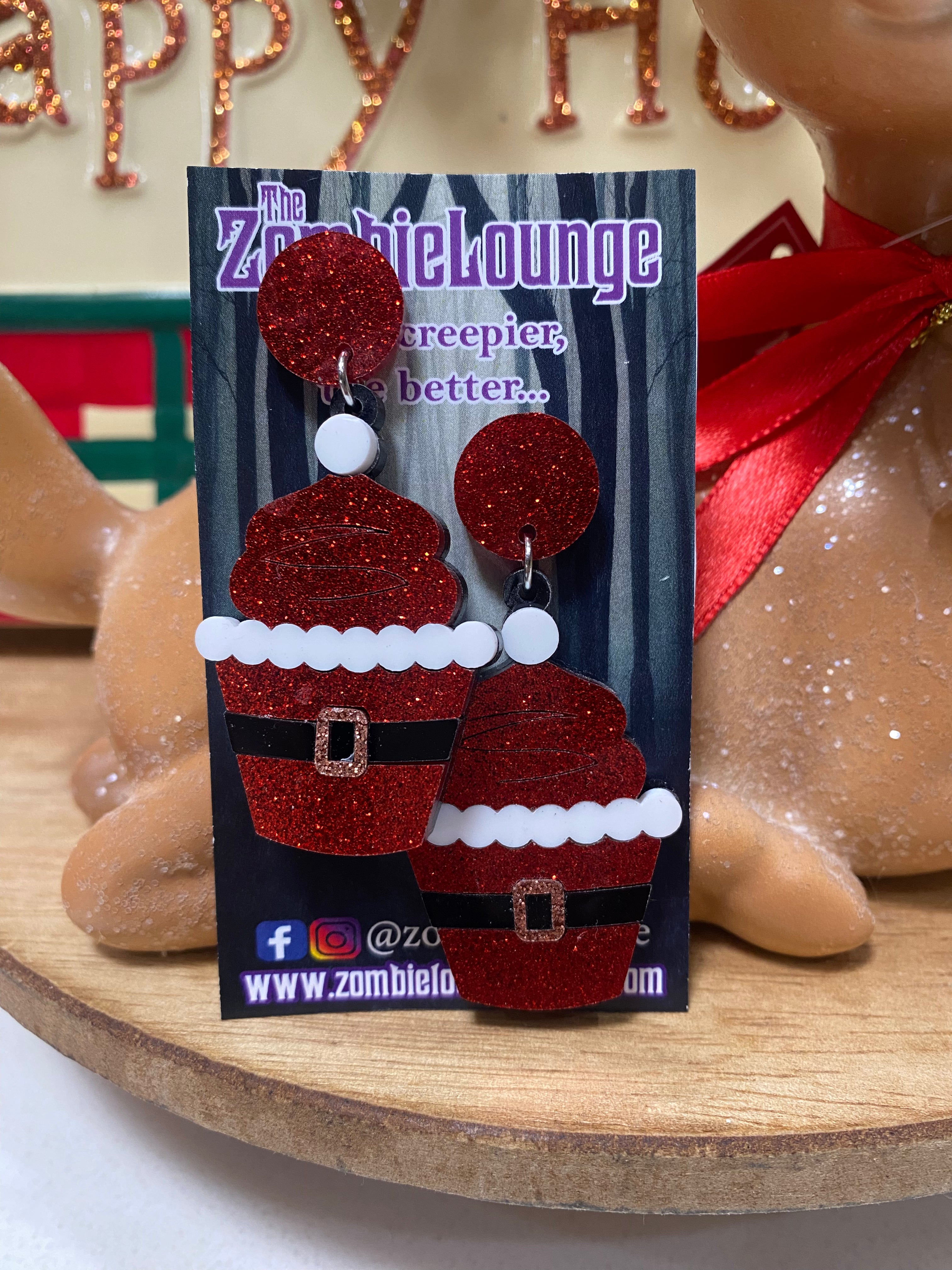 Festive Christmas Santa Earrings for Women - Cute Holiday Jewelry Gift for Parties & Celebrations