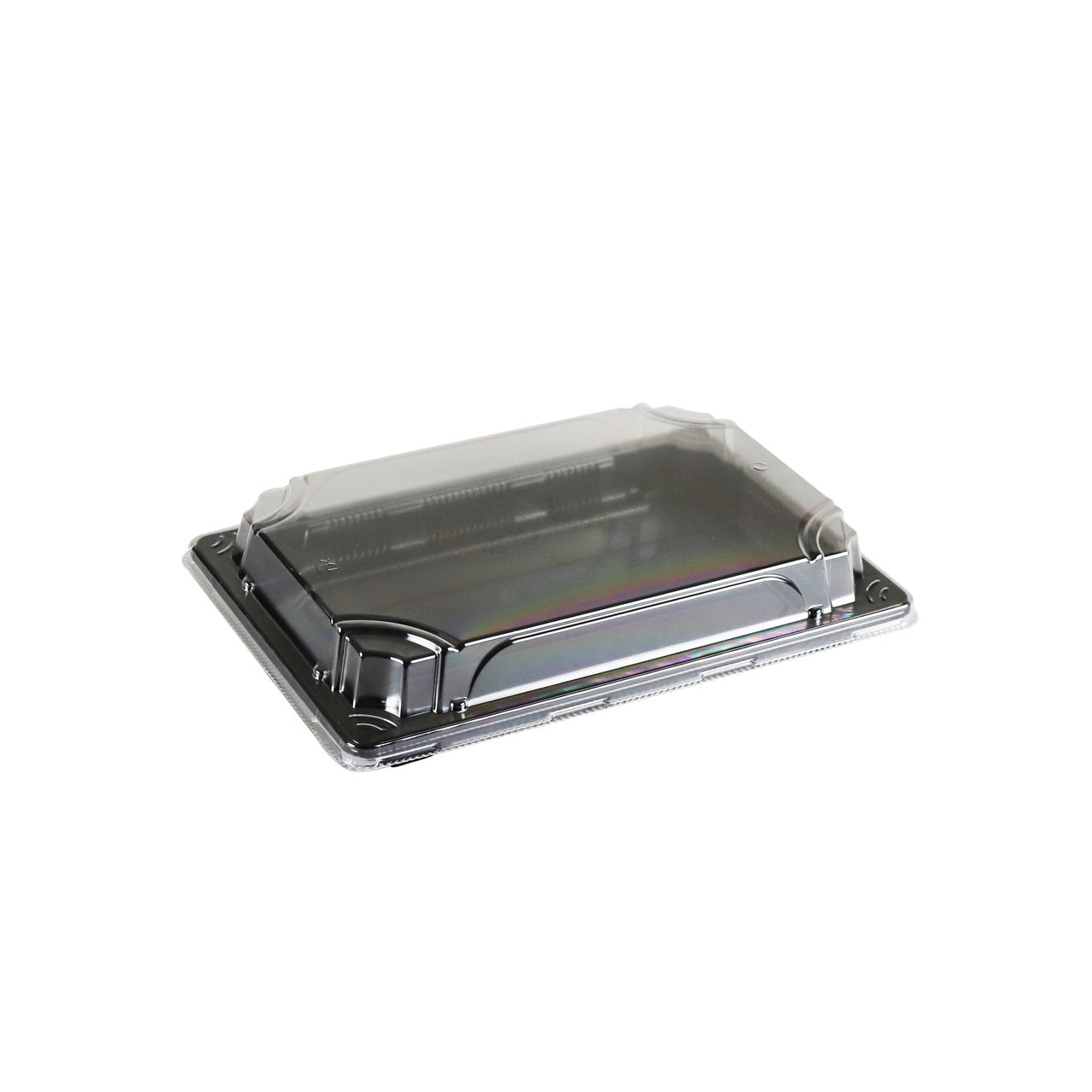 Black Plastic Sushi Takeout Tray 9
