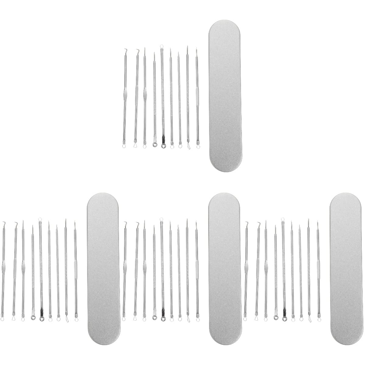 Professional Blackhead Remover Kit - 4-Piece Multifunctional Beauty Tools for Face, Pimple & Skin Care | Salon-Grade Needles for Women | Portable & Easy to Use at Home | Perfect for Deep Cleansing & Acne Treatment