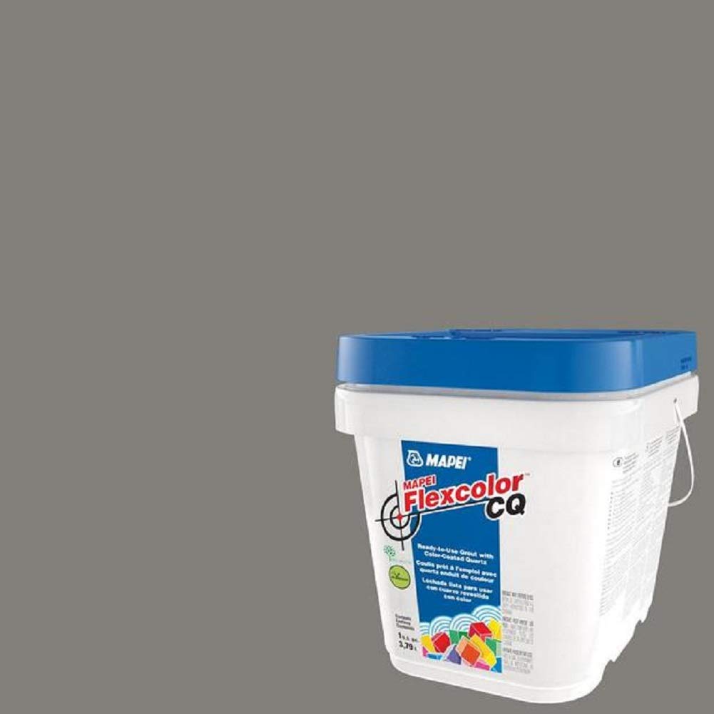 Mapei Flexcolor CQ Ready-to-Use Grout - 1 Gallon, Iron Gray - Premium Pre-Mixed Tile Grout for Bathroom, Kitchen & Shower Tile Installation