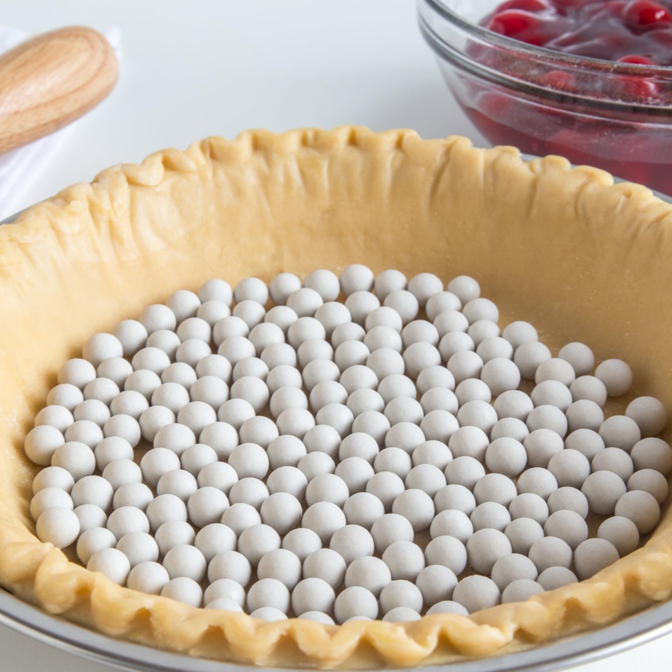 Fox Run Ceramic Pie Weights - Set of 8 for Blind Baking, Perfect for Pies, Tarts & Quiches | Durable Ceramic Baking Beads for Even Crust | Essential Baking Tool for Home Bakers & Pastry Chefs