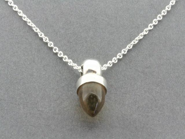 Amber Acorn Pendant Necklace - Elegant Nature-Inspired Jewelry for Women, Perfect for Everyday Wear, Gifts & Special Occasions