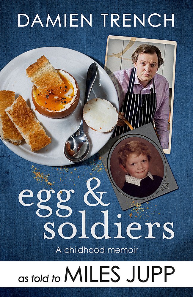Egg and Soldiers: A Childhood Memoir by Damien Trench | Nostalgic Coming-of-Age Story with Modern Postcards | Perfect for Book Clubs, Gift Giving & Memoir Lovers