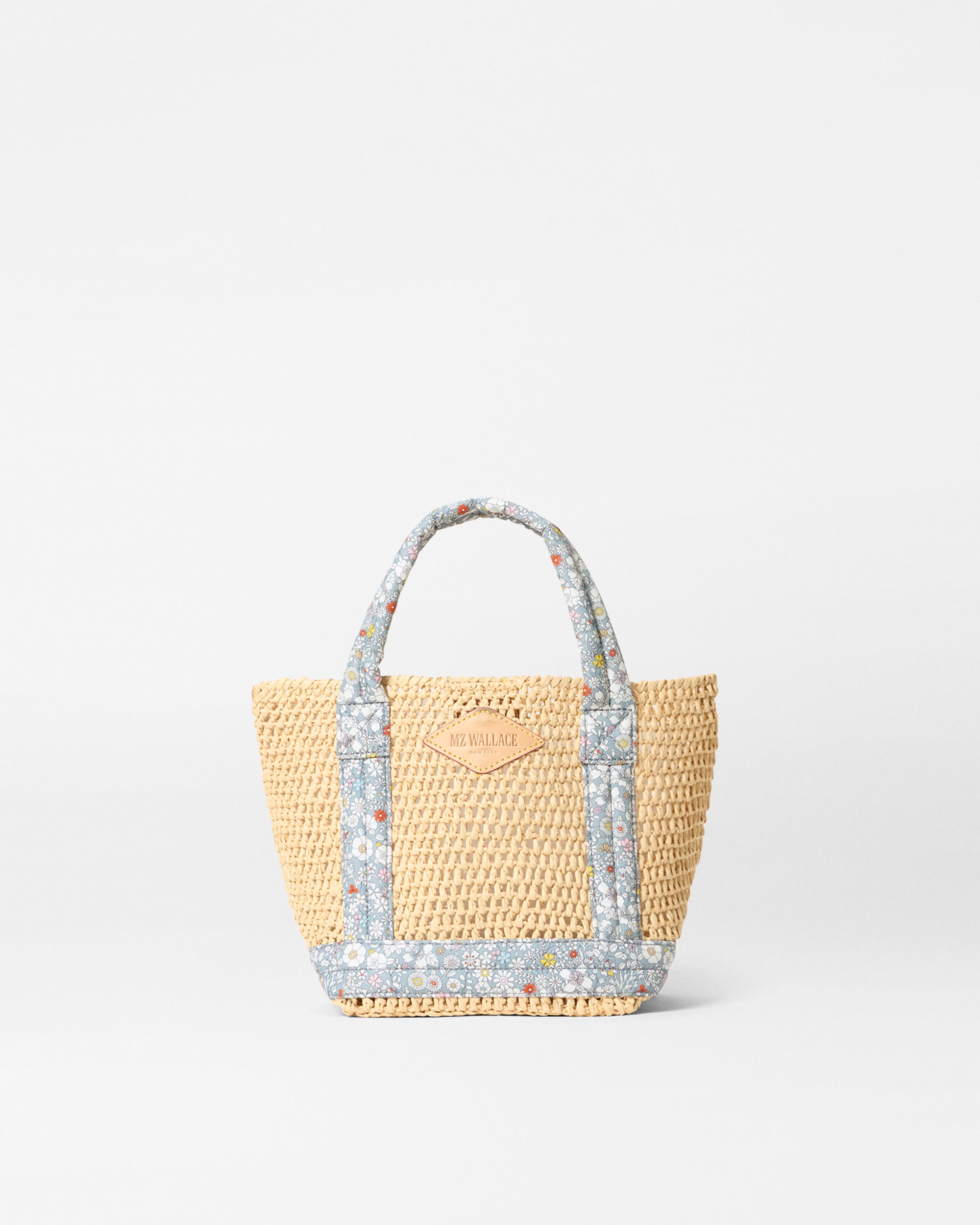 June's Meadow Mini Crochet Tote Bag - Handmade Boho Chic Purse for Women - Perfect for Beach, Farmers Market & Summer Outings
