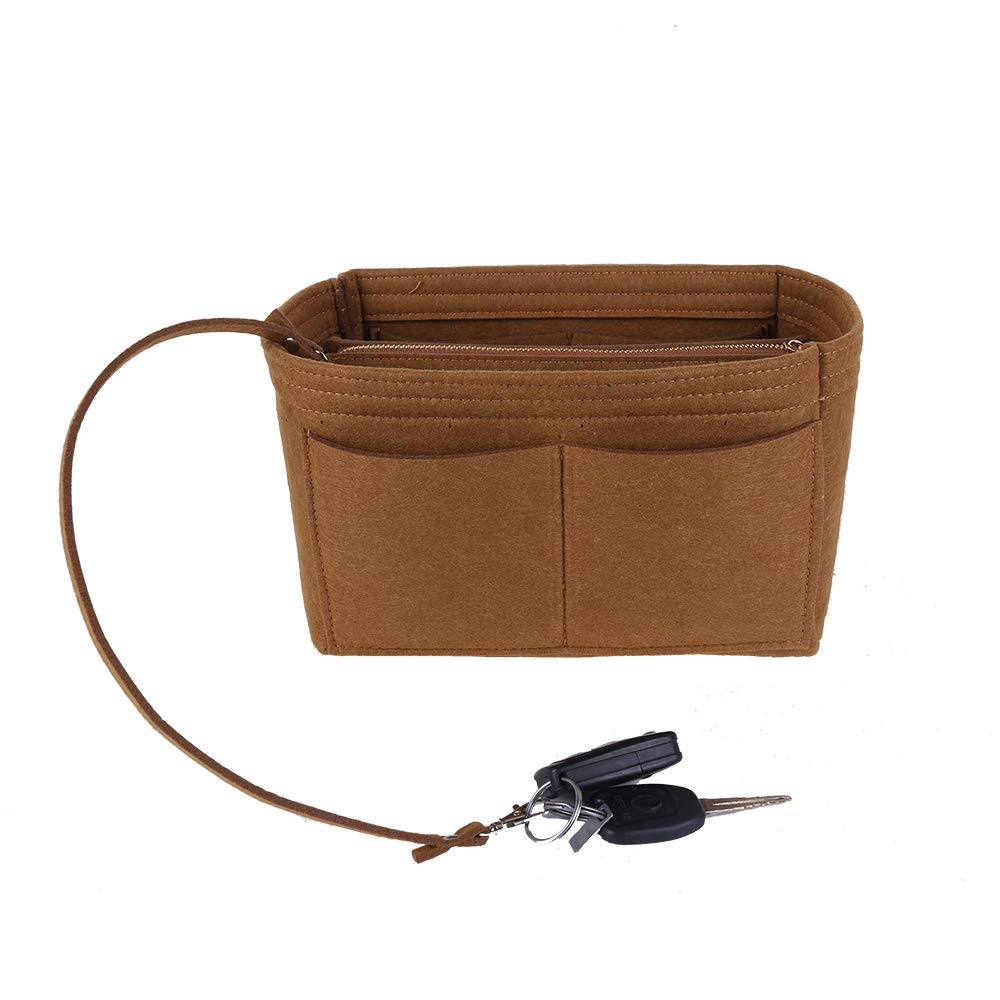 Premium Felt Insert Bag Organizer - Handbag Purse Organizer with Multiple Pockets for Tote, Backpack & Travel | Perfect for Office, School & Daily Use