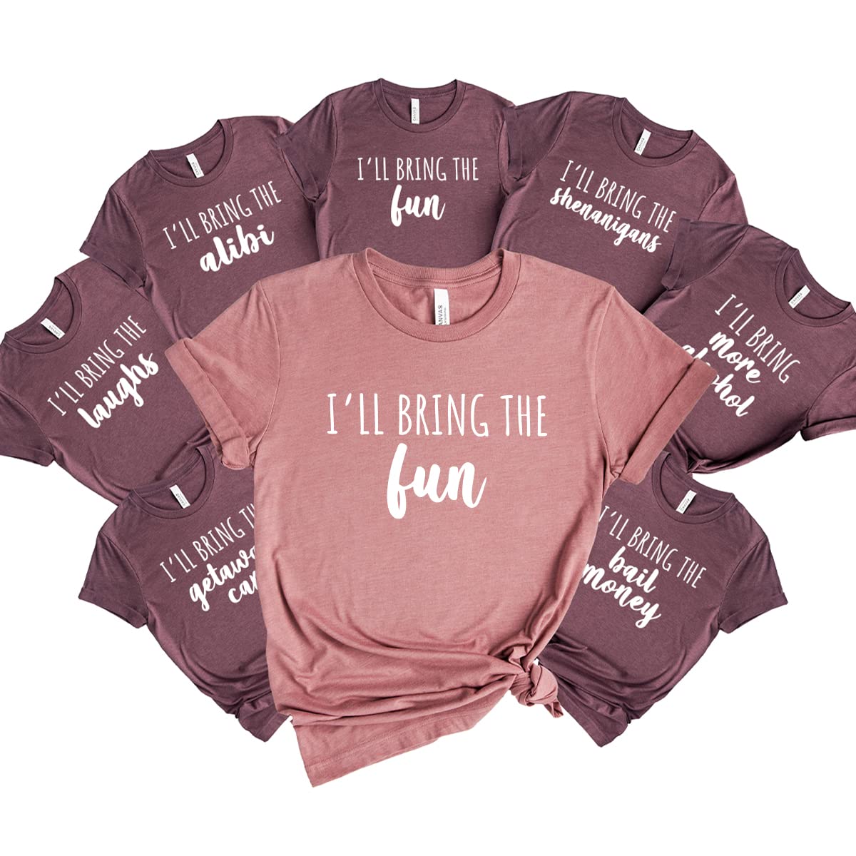 Bachelorette Party Shirts for Bridesmaids - Funny Bachelorette Party T-Shirts, Bride Squad Tees, Custom Bridal Party Apparel - Perfect for Bachelorette Weekends & Wedding Events