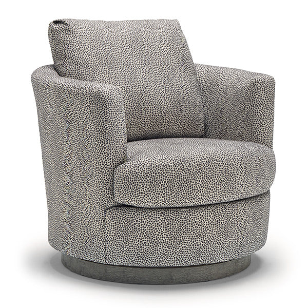 Ergonomic Swivel Office Chair with Lumbar Support - Adjustable Height & 360° Rotation for Home, Office, and Gaming Use