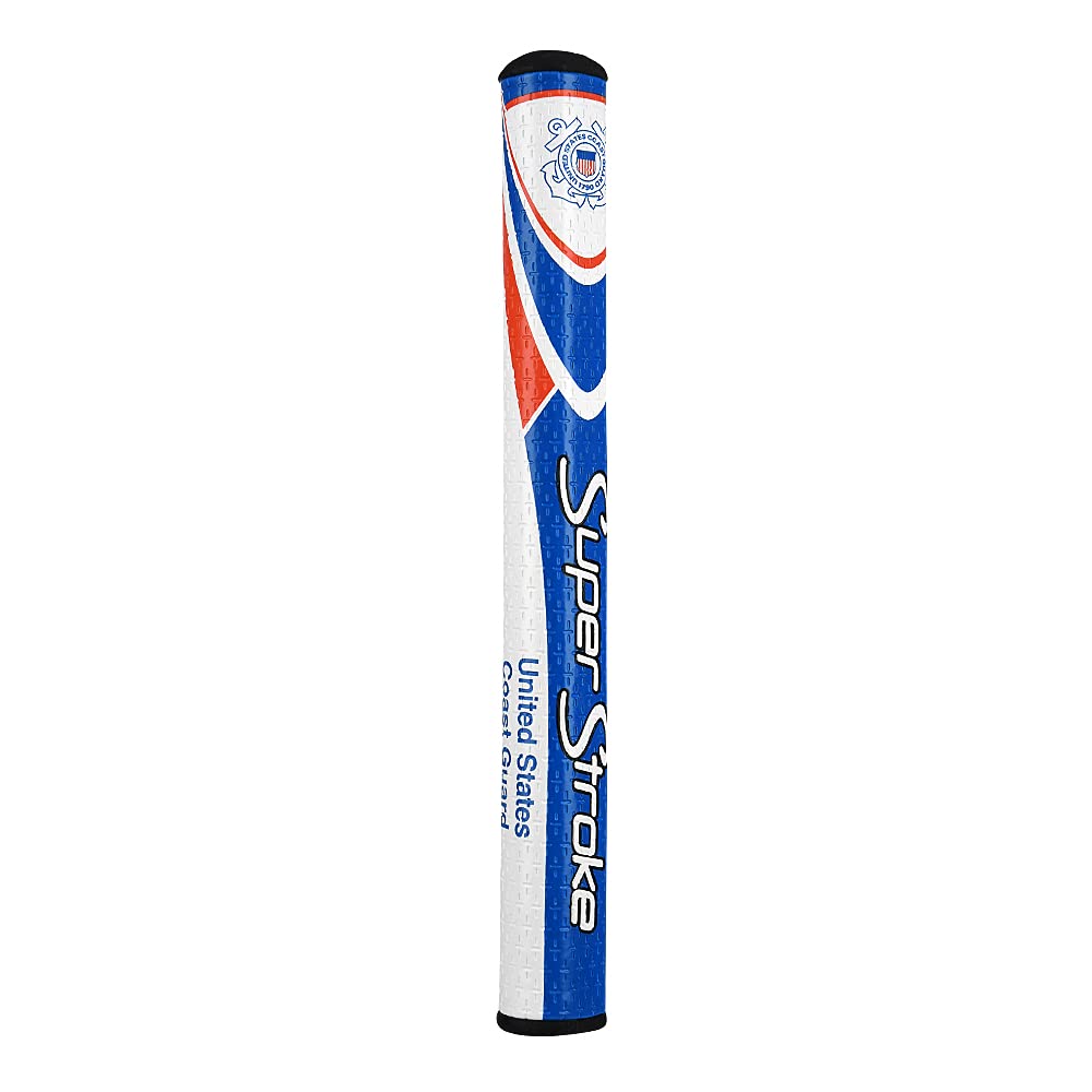 SuperStroke Military Golf Putter Grip Mid Slim 2.0 | Cross-Traction Texture & Oversized Design | Consistent Stroke with Non-Slip Grip | Perfect for Precision Putting on the Green