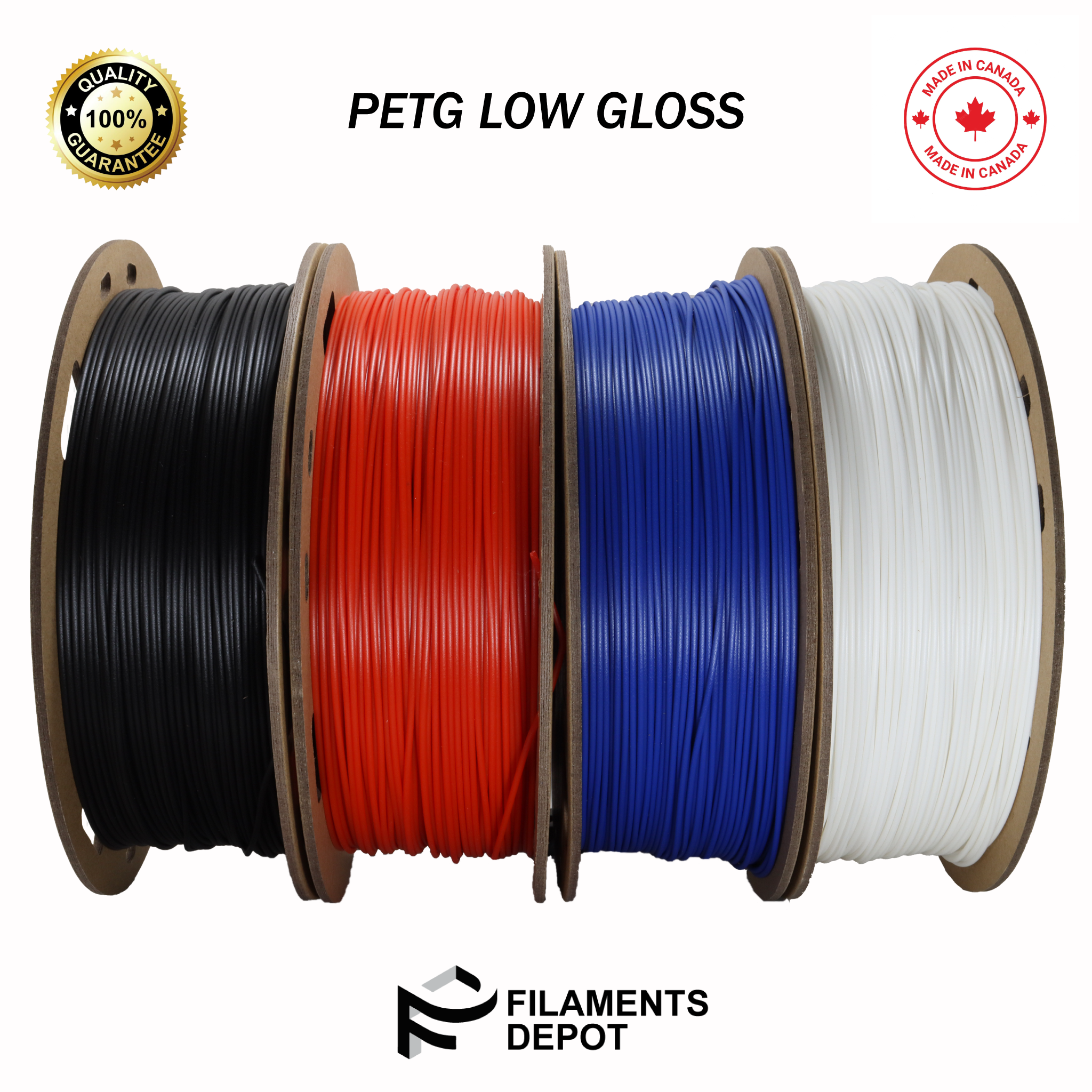 Premium Low Gloss PETG Filament for 3D Printing - High Strength, Smooth Finish | Ideal for Functional Prototypes, DIY Projects & Industrial Applications