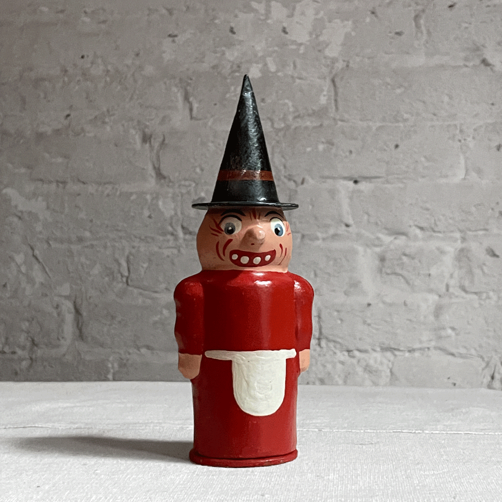 Handmade Papier Mache Witch Decor - Halloween Home Decoration, Party Supplies & Spooky Gift Idea - Perfect for Halloween Parties, Home Decor, and Themed Events