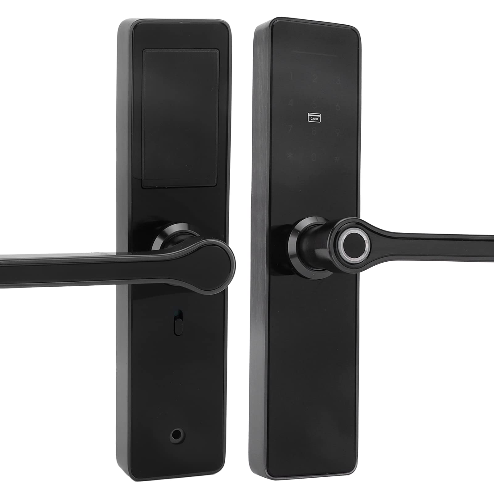 Smart Fingerprint Door Lock with WiFi & Bluetooth - Keyless Entry via Fingerprint, Password, IC Card & Mobile App - Compatible with TUYA, Includes Mechanical Key - Perfect for Home, Office & Vacation Rental Security