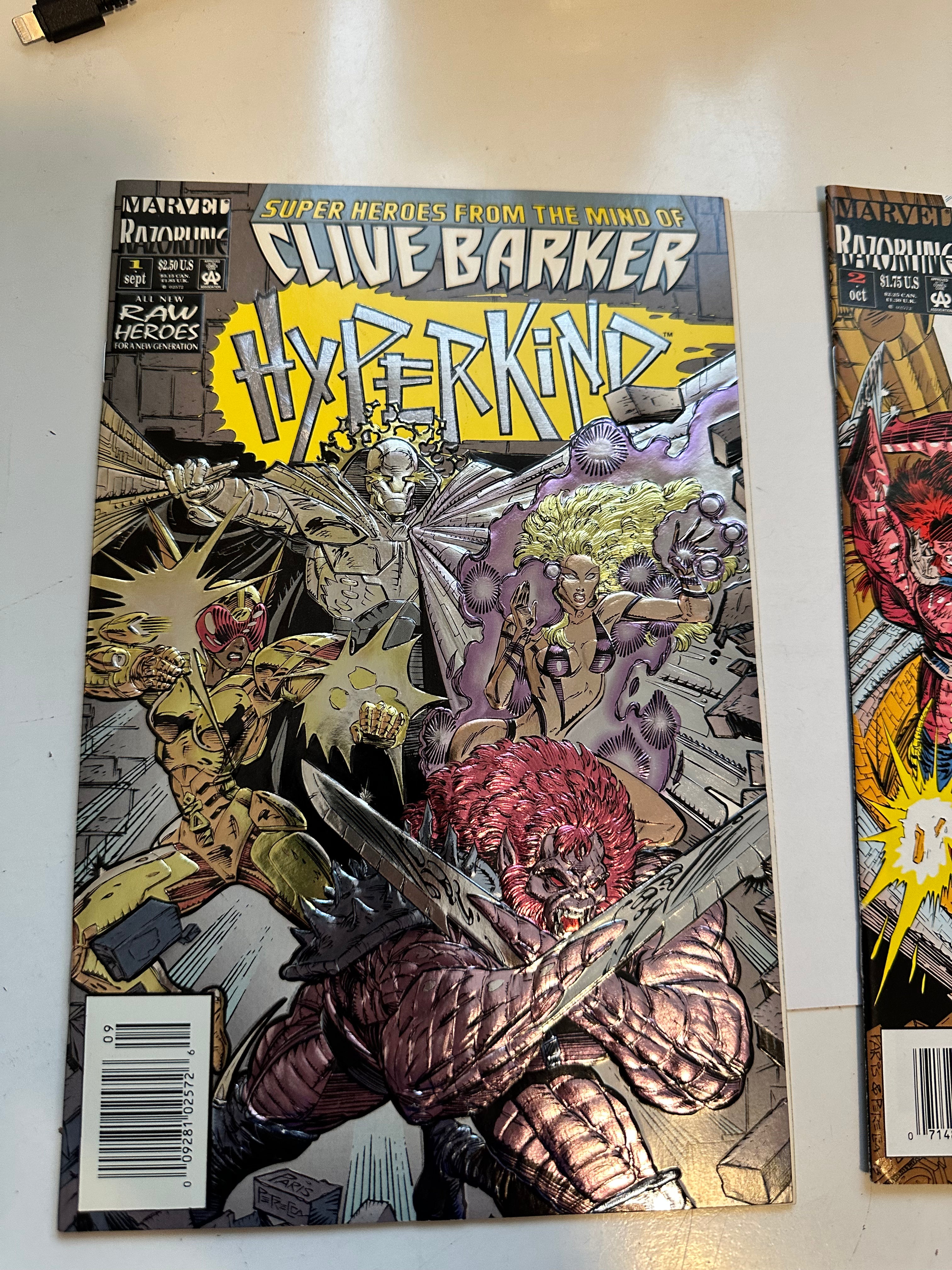 Clive Barker Hyperkind #1 and #2 Comic Books - Horror Graphic Novels Collection for Adults | Perfect for Horror Fans, Comic Collectors & Halloween Gifts