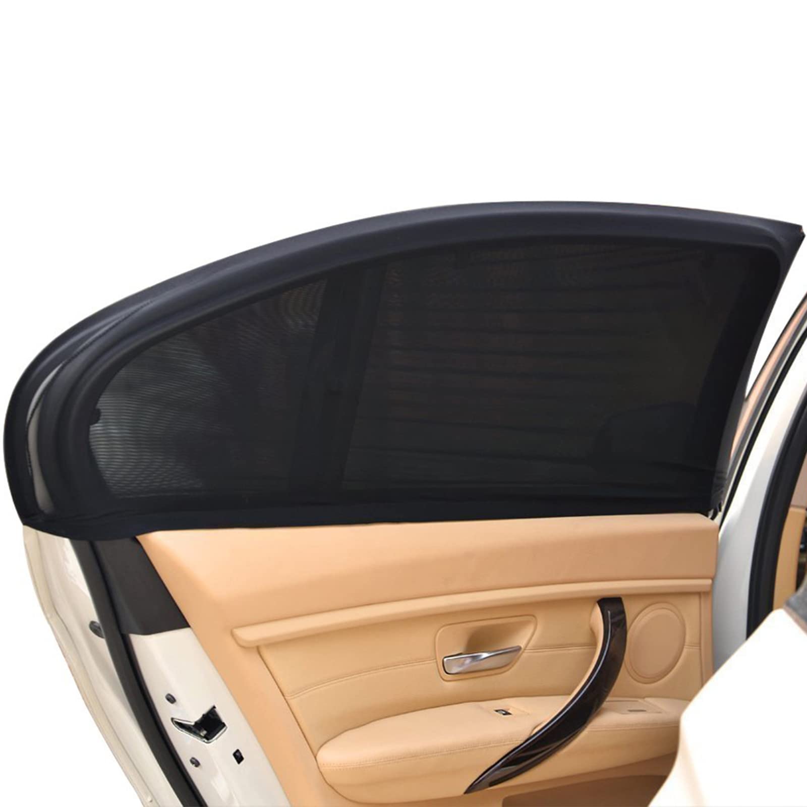 REACHTOP Car Window Shades for Baby - 2 Pack Sun Shade & UV Protection for Rear Windows - Perfect for Road Trips, Family Travel, and Infant Protection