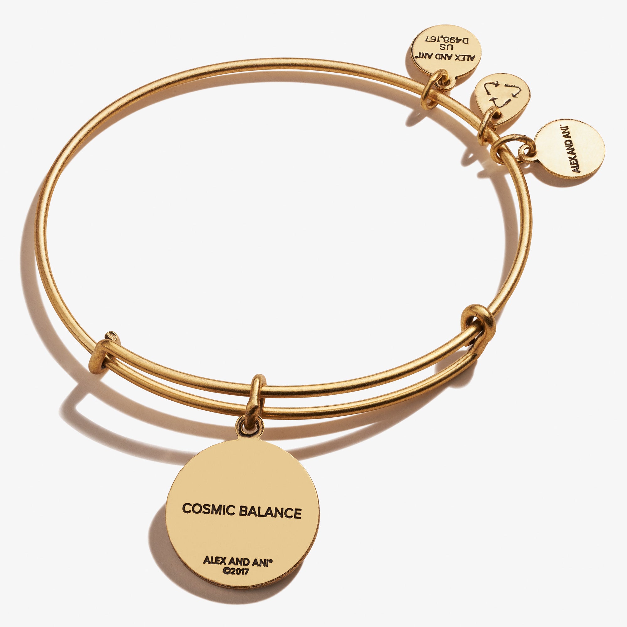 Cosmic Balance II Charm Bangle - Adjustable Spiritual Healing Bracelet for Women - Perfect for Yoga, Meditation & Positive Energy