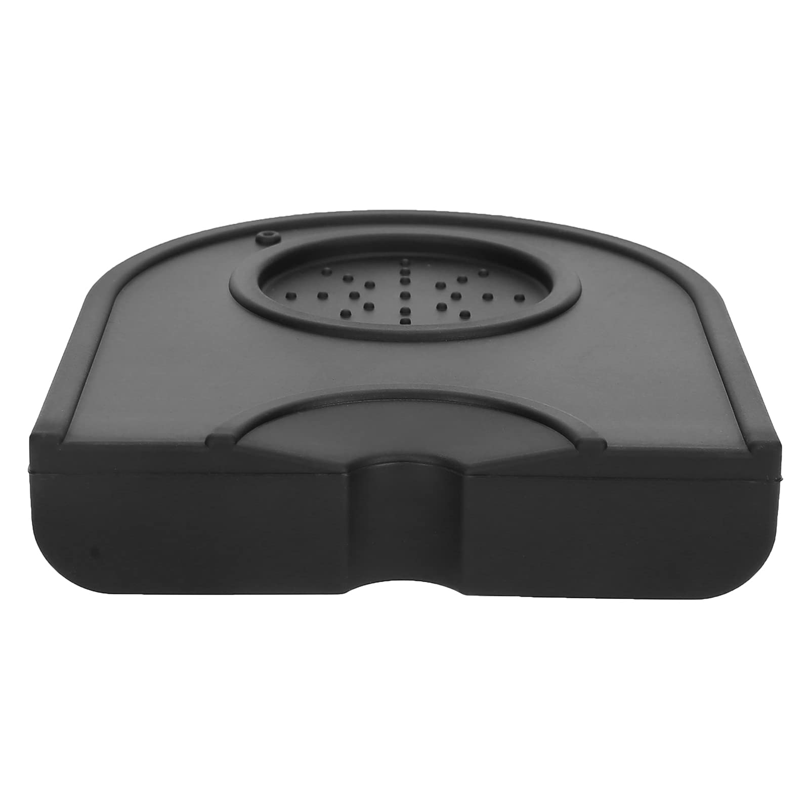 Premium Silicone Coffee Tamper Mat - Non-Slip Coffee Tamper Holder & Espresso Powder Pad - Barista Accessories for Espresso Machine (Black) - Perfect for Home Coffee Brewing & Professional Cafes
