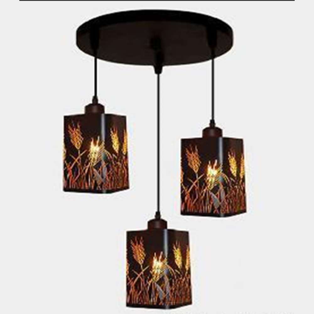Fantasy Three Pendant Light Sunrise - Modern Ceiling Lighting Fixture for Dining Room, Kitchen Island & Bedroom Decor
