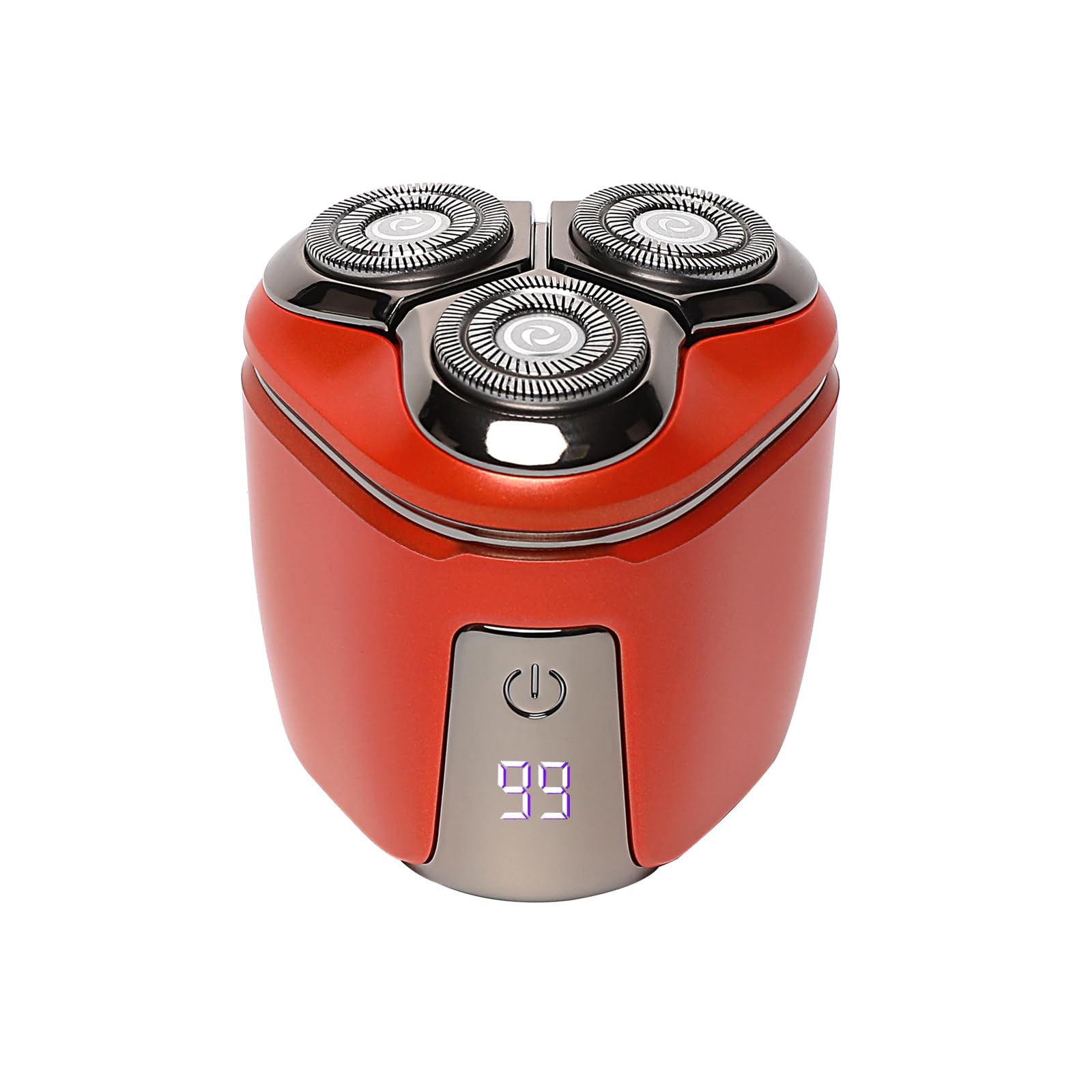 Portable Rotary Electric Shaver for Men - USB Rechargeable Waterproof Cordless Razor with Magnetic Shaving Head & Travel Case - Perfect for Close Shaving at Home, Travel, Gym - Great Gift for Boyfriend, Father, Husband