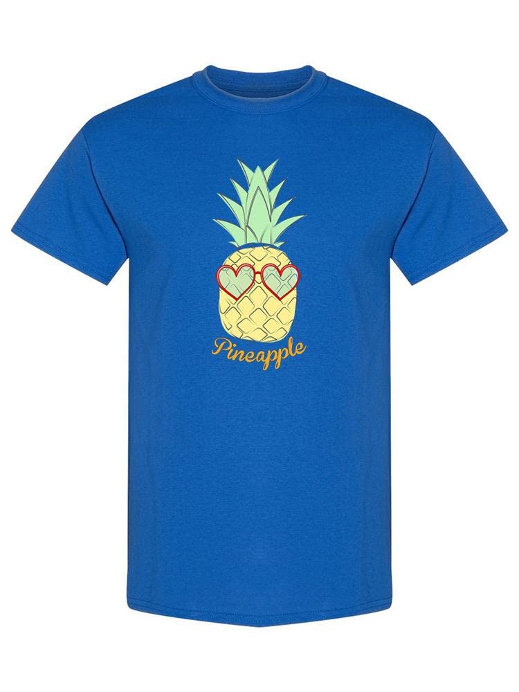 Smartprints Pineapple Fruit T-Shirt for Women - Cute Summer Graphic Tee - Casual Outfit & Beach Vacation Wear