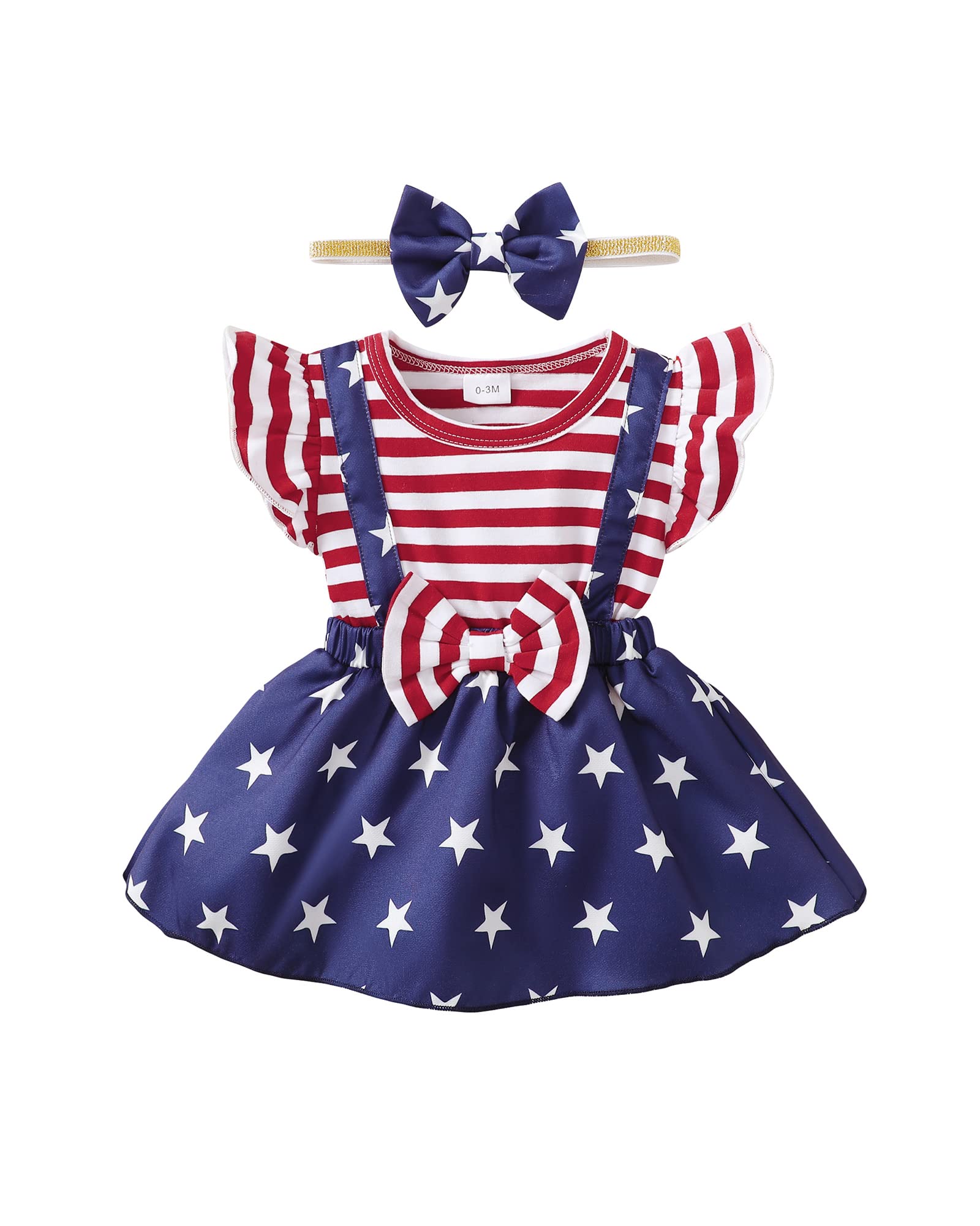 Baby Girl Clothes Set - Newborn Dress & Romper Outfits with Headband | Cute Infant Jumpsuit, Overall & Skirt for Summer & Fall | Perfect for Photoshoots, Parties & Daily Wear