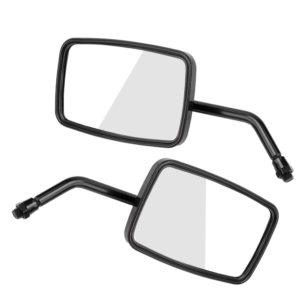 Durable Crash-Resistant Motorcycle Rear View Side Mirrors - Easy Installation for Motorcycle, Motorbike, Scooter & Street Bike (Black) | Enhanced Safety & Visibility for Urban Commuting & Highway Riding