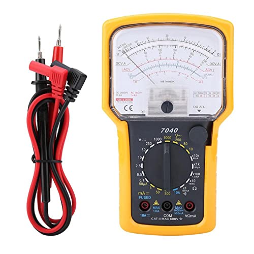Analog Multimeter - Digital Ohm Resistance Tester for Electrical Testing | Professional & Home Use | Workshop, Lab, DIY Projects
