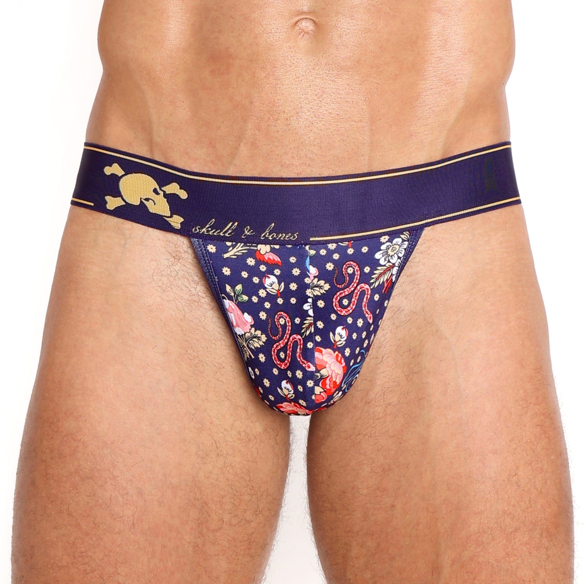Ditsy Snake Floral Thong for Women - Sexy Lingerie Panties for Date Night & Boudoir Photography