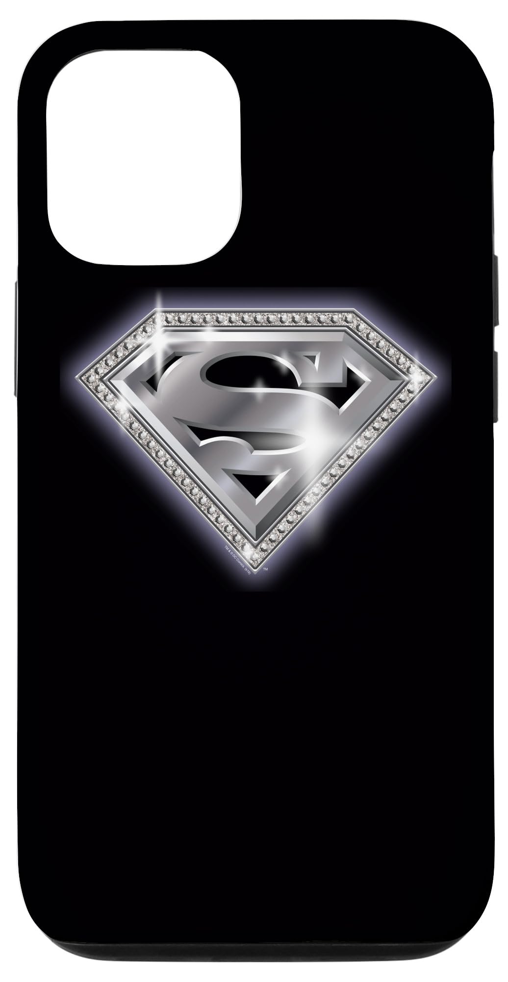 iPhone 12/12 Pro Superman Bling Shield Case - Shockproof Protective Cover with Glitter Design | Perfect for Daily Use, Travel & Gift Giving