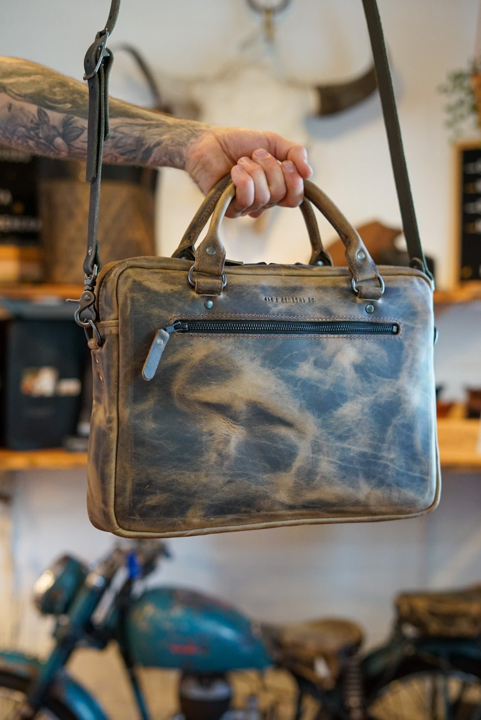 Premium Essential Work Bag for Professionals - Durable & Stylish (Hillbilly Sepacolor) - Perfect for Office, Commuting & Business Travel