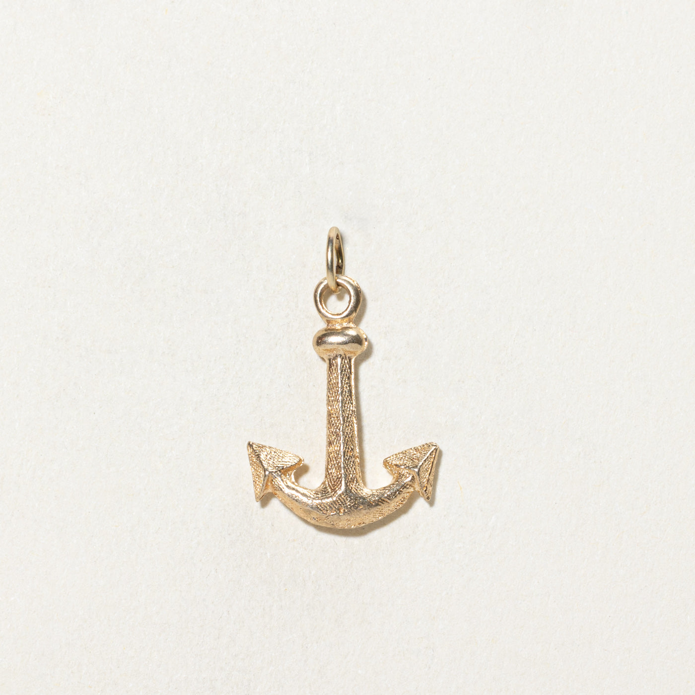10K Yellow Gold Anchor Charm Pendant for Men & Women - Dainty Nautical Jewelry Gift for Sailors, Beach Lovers & Graduates - Perfect for Everyday Wear, Special Occasions & Layering