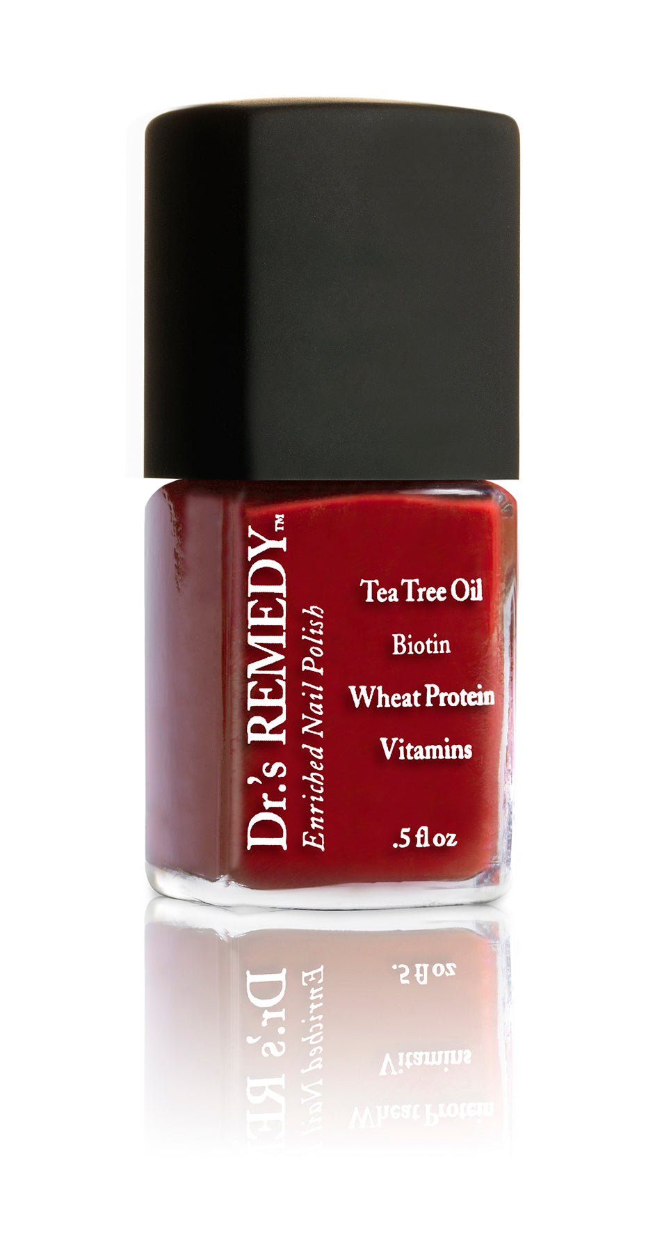 Dr.'s Remedy REMEDY Red Nail Polish, 0.5 fl oz - Vegan & 17-Free Formula for Healthy Nails - Perfect for Salon-Quality Manicures at Home