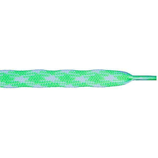 Glow in the Dark Shoelaces - Neon Green Flat 9/16