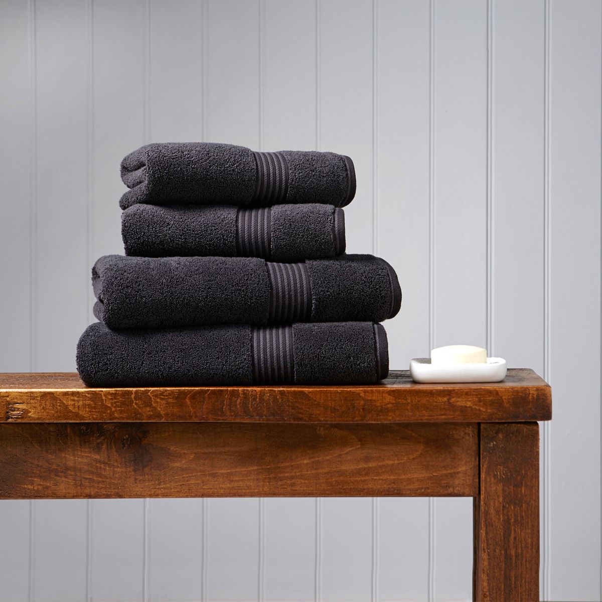 Christy Supreme Hygro® Graphite Towel - Ultra Absorbent Luxury Bath & Gym Towel Set - Premium Cotton for Spa, Pool, Beach & Sports Use