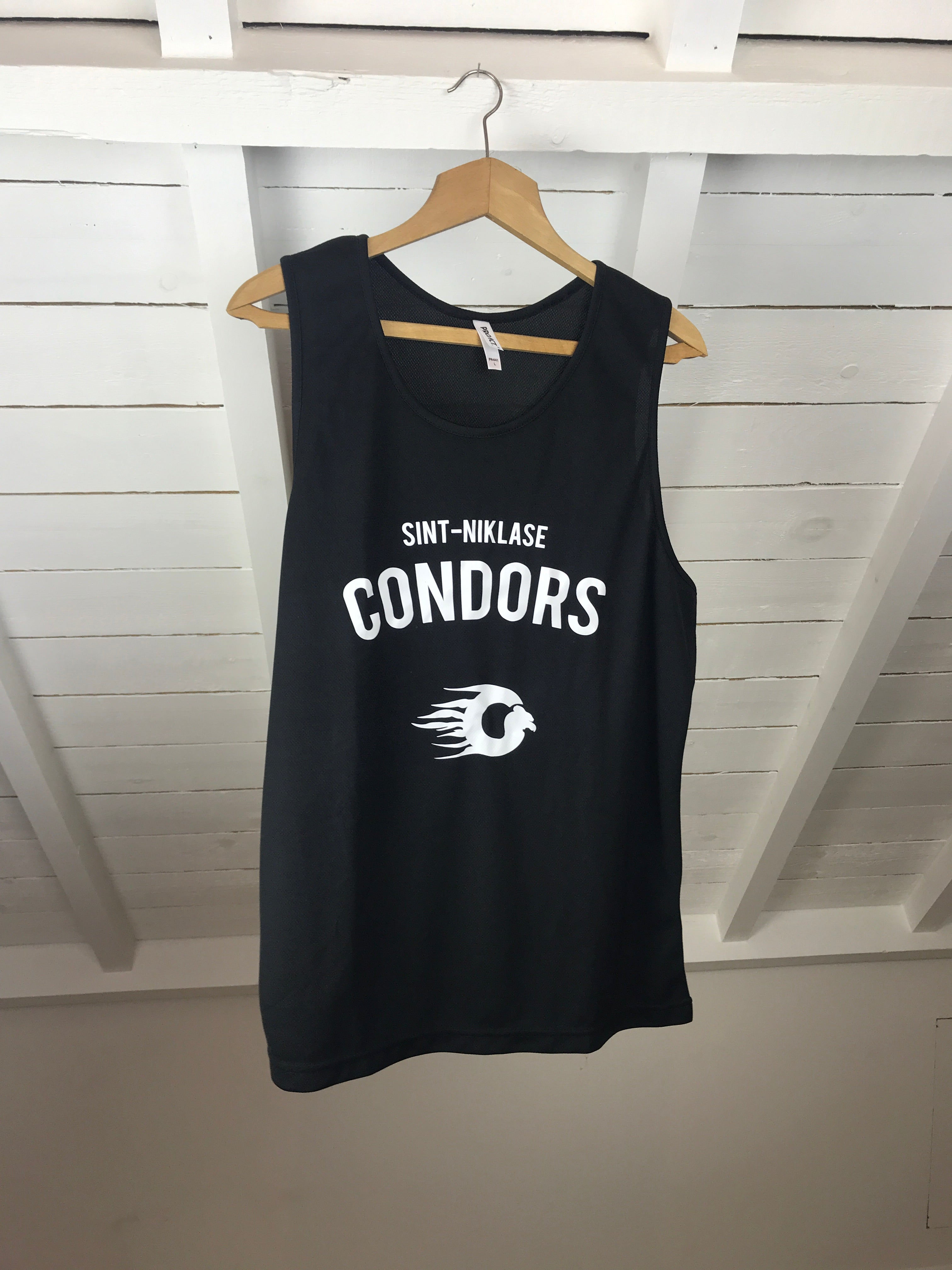 Condors Practice Jersey Black for Men - Premium Basketball Training Shirt - Perfect for Gym, Team Sports & Casual Wear