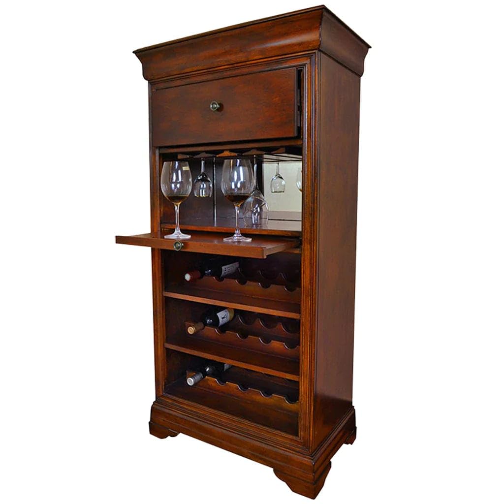 RAM Game Room Bar Pub Cabinet with Wine Rack, Stylish and Functional Furniture for Bars and Entertainment Areas