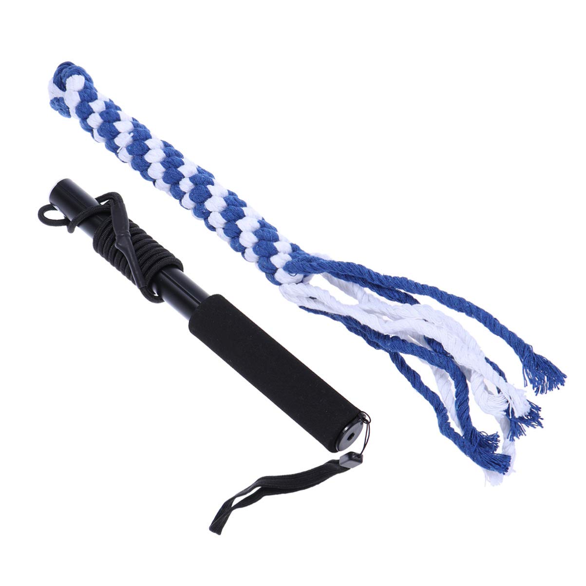 TEHAUX Interactive Dog Toy - Extendable Teaser Wand & Telescopic Lure Stick for Small Dogs - Perfect for Indoor Play, Training, and Bonding with Your Pet