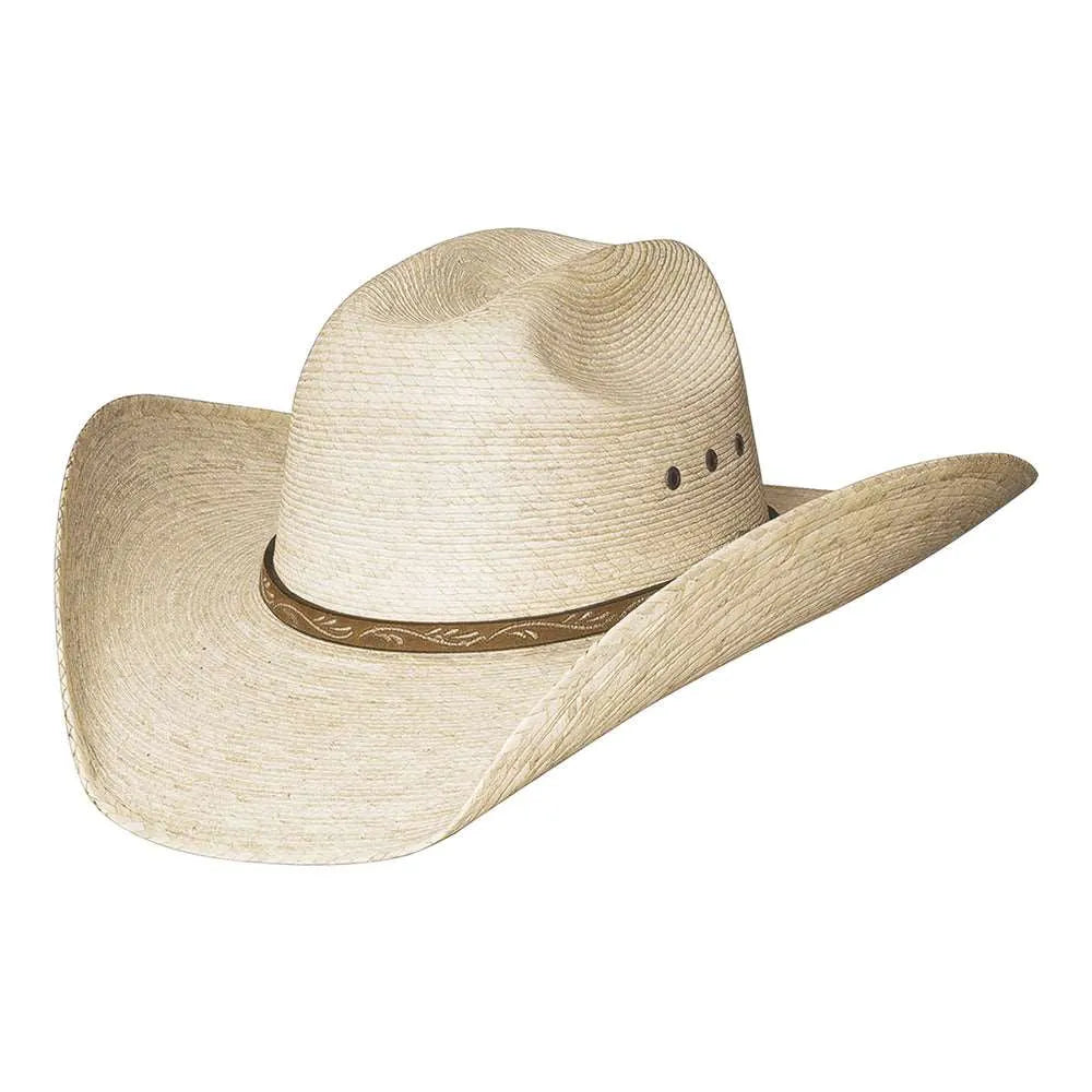 10X Bullhide Jason Straw Cowboy Hat for Men - Western Style Sun Protection Hat for Outdoor Rodeo, Ranch, and Beach Activities