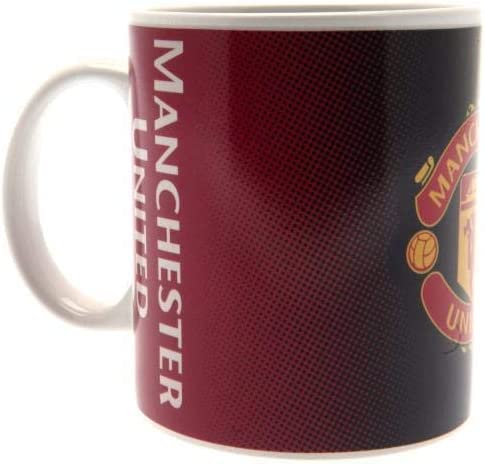 Manchester United F.C. Heat Changing Mug - Reveals Team Logo with Hot Liquid - Perfect Gift for Soccer Fans, Game Day & Office Use