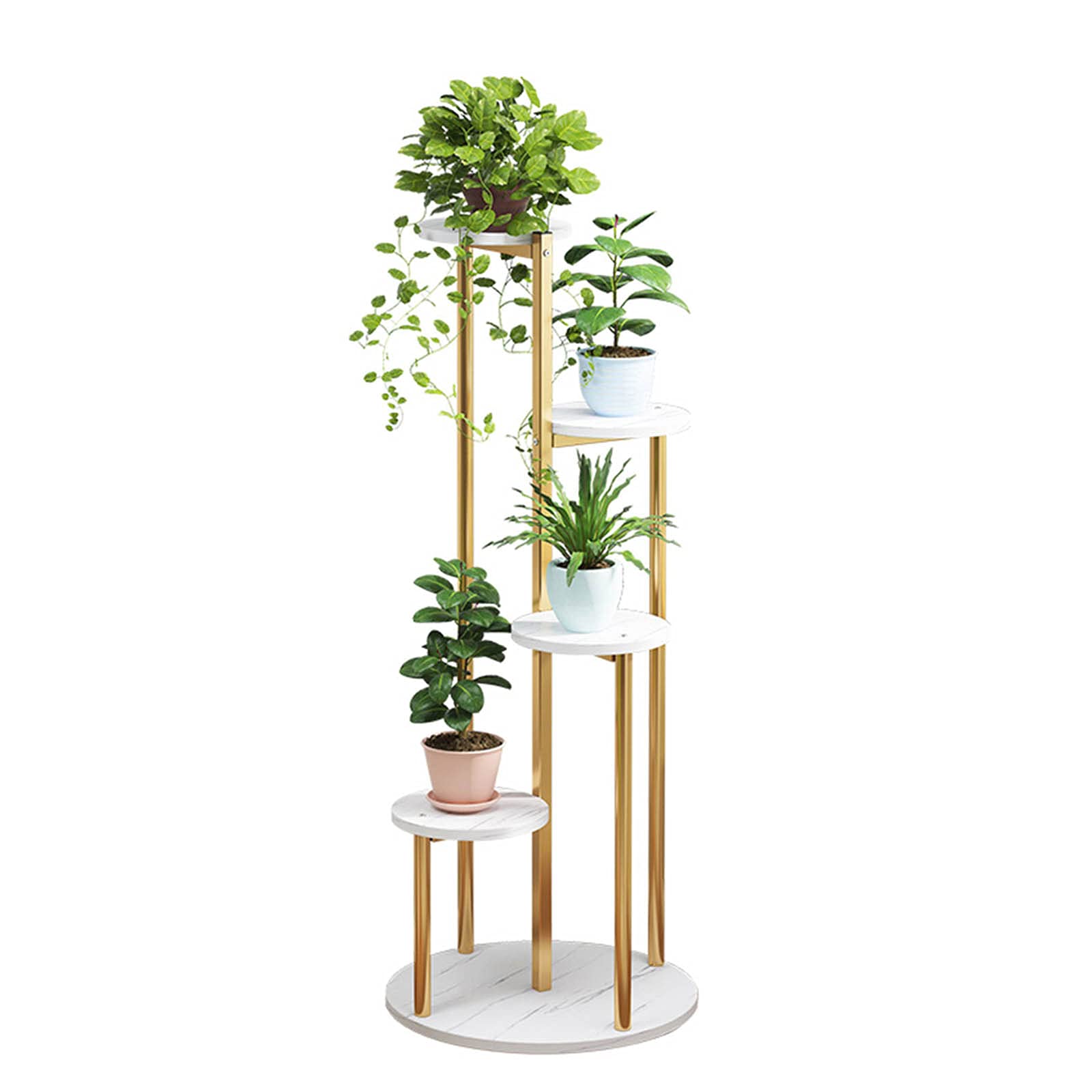 Multi-Tier Plant Stand for Indoor & Outdoor Use - Sturdy Flower Pot Holder, Potted Plant Display Rack with Storage - Perfect for Balcony, Patio, Garden Decor & Small Space Organization