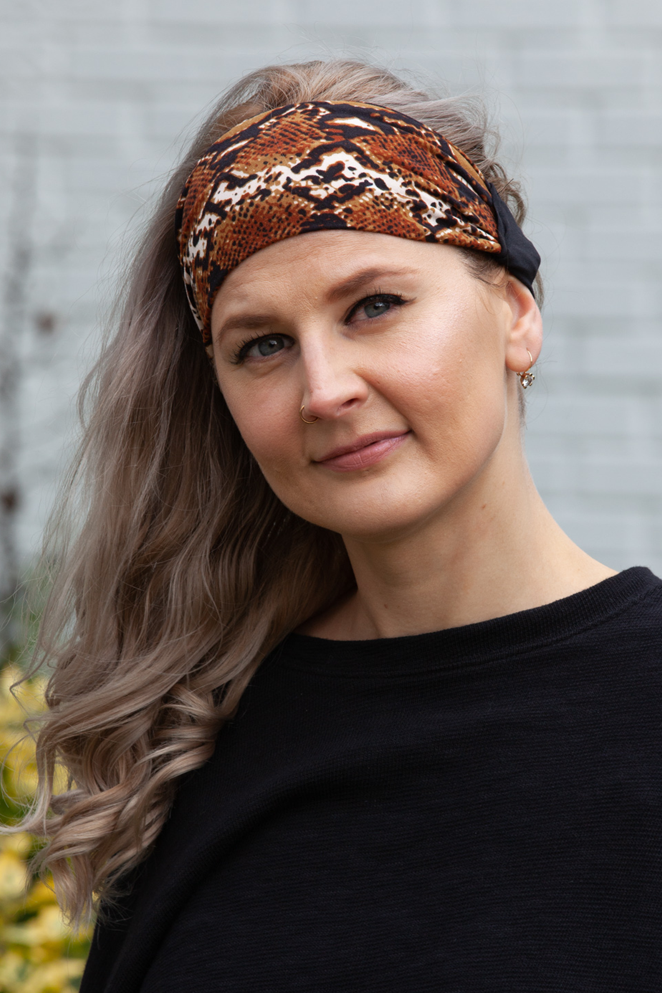 Super Soft Cocoa Venom Headband for Women & Men - Stretchy Comfortable Hair Band for Workouts, Running, Yoga & Everyday Wear